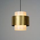 Messing pendler lampe klassisk, Firmin