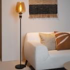 Rav gulv lampe retro, Ilona, med brytare