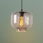 Sort pendler lampe modern, Medine