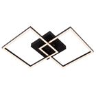 Sort plafond modern, Arianne, 23W, white switch LED