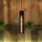 Sort pendler lampe modern, Lionel