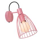 Beige væglampe til børneværelse stof, Macarons