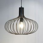 Sort pendler lampe retro, Manuela