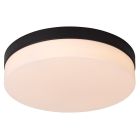 Sort loftlampe badeværelse plast, Biskit, 18W, 2700K LED, IP44