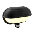 Plast udendørs væglampe med bevægelsessensor sort, Killian, IP44