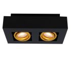 Aluminium påbygningsspot guld, Noraly