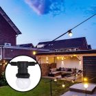 60m lyskæde med 120 gennemsigtige pærer