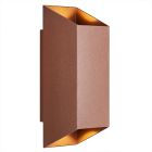 Rustfarvet udendørslampe modern, Nico, IP54