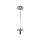 Metal pendler lampe uden skærm nikkel, Minne