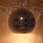 Hvid orientalsk pendler lampe filigran, Alyssa