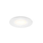 Hvid mini indbygningsspot aluminium, Philomena, 1,5W, 2700K LED, IP44
