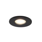 Sort mini indbygningsspot aluminium, Philomena, 1,5W, 2700K LED, IP44