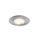 Sølv mini indbygningsspot aluminium, Philomena, 1,5W, 3000K LED, IP44