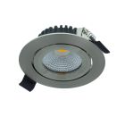 Sølv downlight aluminium, Wimke, 5W, 2700K LED, IP44