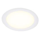 Hvid downlight aluminium, Umbriel, 6W, 4000K LED, IP44