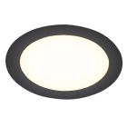 Sort downlight aluminium, Umbriel, 24W, 4000K LED, IP44