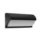 Sort udendørslampe aluminium, Rajko, 12W, 3000K LED, IP54