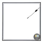 LED rammepanel 60x60 - 37W - hvid afbryder - UGR<21 - kantbelysning