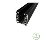 3-faset skinne, 1 meter, sort, Pro