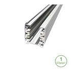 3-faset skinne, 1 meter, hvid, Pro