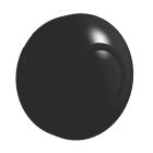 Sort LED gulvdæmper - 0-50W