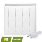 Louvre LED panel 60x60 - 30W - hvid afbryder - UGR <16