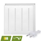 Louvre LED panel 60x60 - 30W - hvid kontakt - dæmpbar - UGR <16