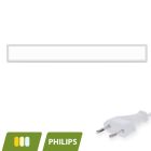 LED-panel 15x120 - 30W - hvid kontakt - UGR<19 - baggrundsbelyst
