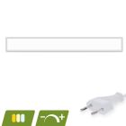 LED-panel 15x120 - 30W - hvid kontakt - UGR<19 - dæmpbar - baggrundsbelyst