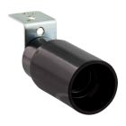 Fitting E14 med vinkelbeslag, sort