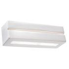 Glas up down væglampe hvid, Emmaly