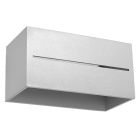 Aluminium up down væglampe grå, Jacky