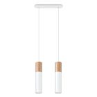 Aluminium pendler lampe brun, Francesca