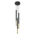Aluminium pendel lampe guld, Ilonca