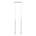 Glas pendler lampe hvid, Ishani