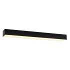 Aluminium loftlampe sort, Mascha, 22W, 3000K LED