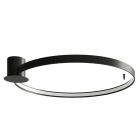 Aluminium plafond sort, Ringo, 50W, 3000K LED