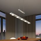 Nikkel pendel lampe spisebord modern, Awa, 3,5W, varm til kold hvid justerbar LED