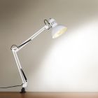 Hvid skrivebordslampe metal, Kinshasa, med brytare