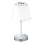 Krom bordlampe modern, Liv, 4W, 3000K LED, med brytare