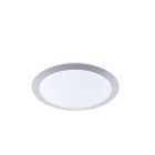 Sølv plafond plast, Ramsgate, 9W, 3000K LED