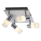 Grå loftspot glas, Morely, 4,3W, 3000K LED