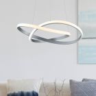 Nikkel pendler lampe modern, Aby, 27W, 3000K LED
