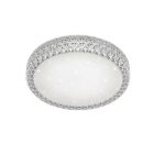 Hvid plafond klassisk, Valentina, 27W, varm til kold hvid justerbar LED, med fjärrkontroll