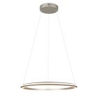 Nikkel pendler lampe modern, Jiry, 48W, white switch LED, 3 trins lysdæmper