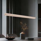 Beige pendler lampe modern, Wishal, 29W, white switch LED, 3 trins lysdæmper