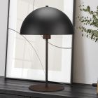 Sort bordlampe modern, Fransisca, med brytare