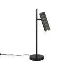 Sort bordlampe modern, Sieb, med brytare