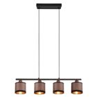 Taupe pendler lampe modern, Denley