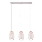 Hvid pendler lampe modern, Delana